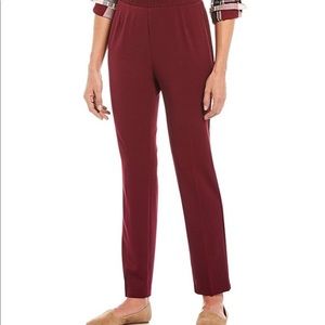 Cotton pants, red. Allison Daley. Size 12.